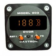 903 Digital VOR Indicator Clock Mount w/Ident 