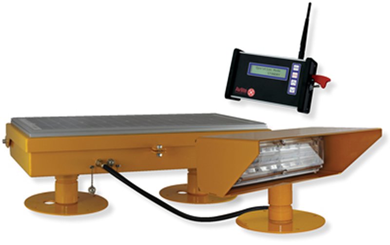 Radio Controlled Solar Helipad Flood Light