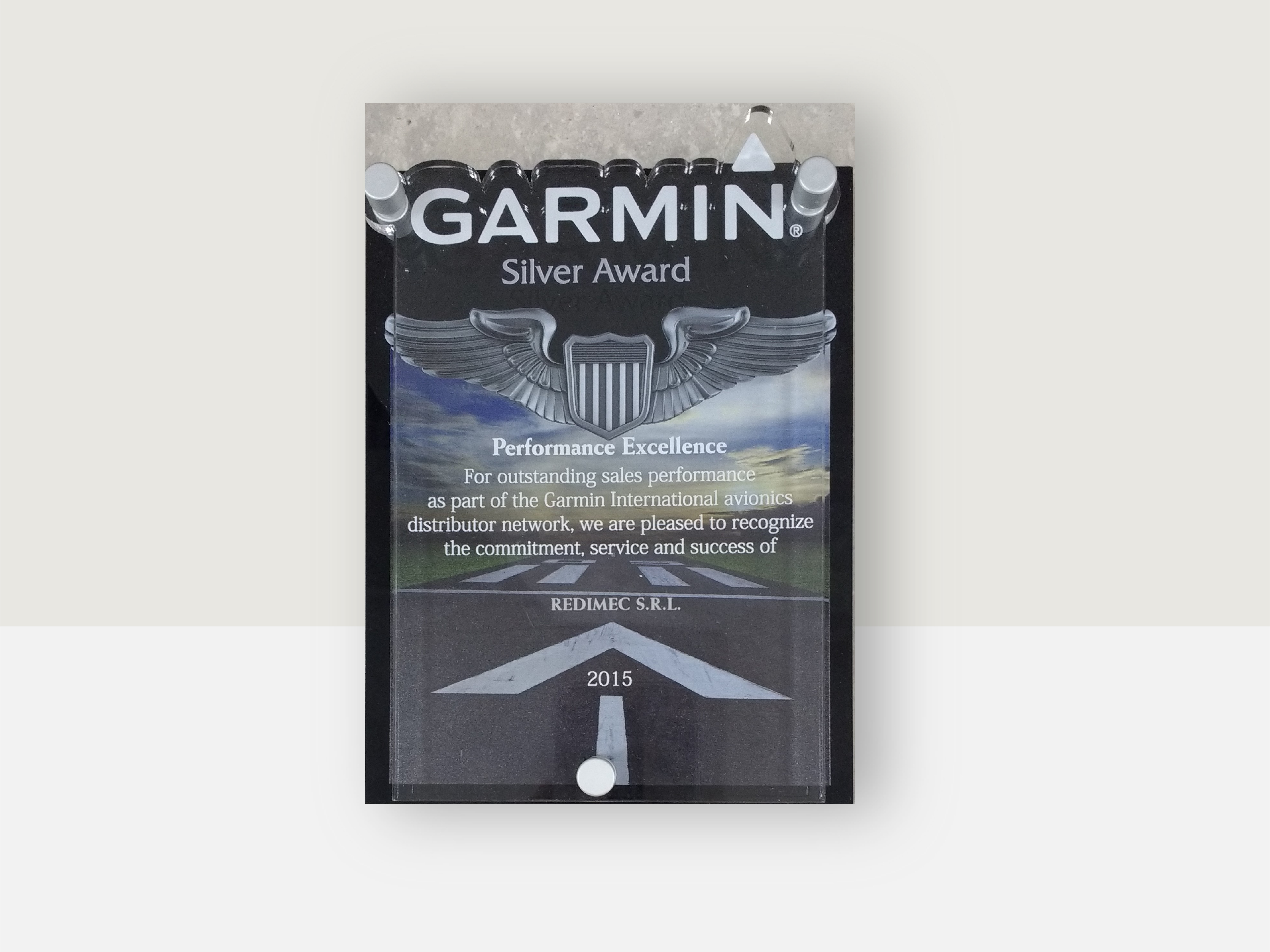 Garmin Silver Award - Performance Excellence